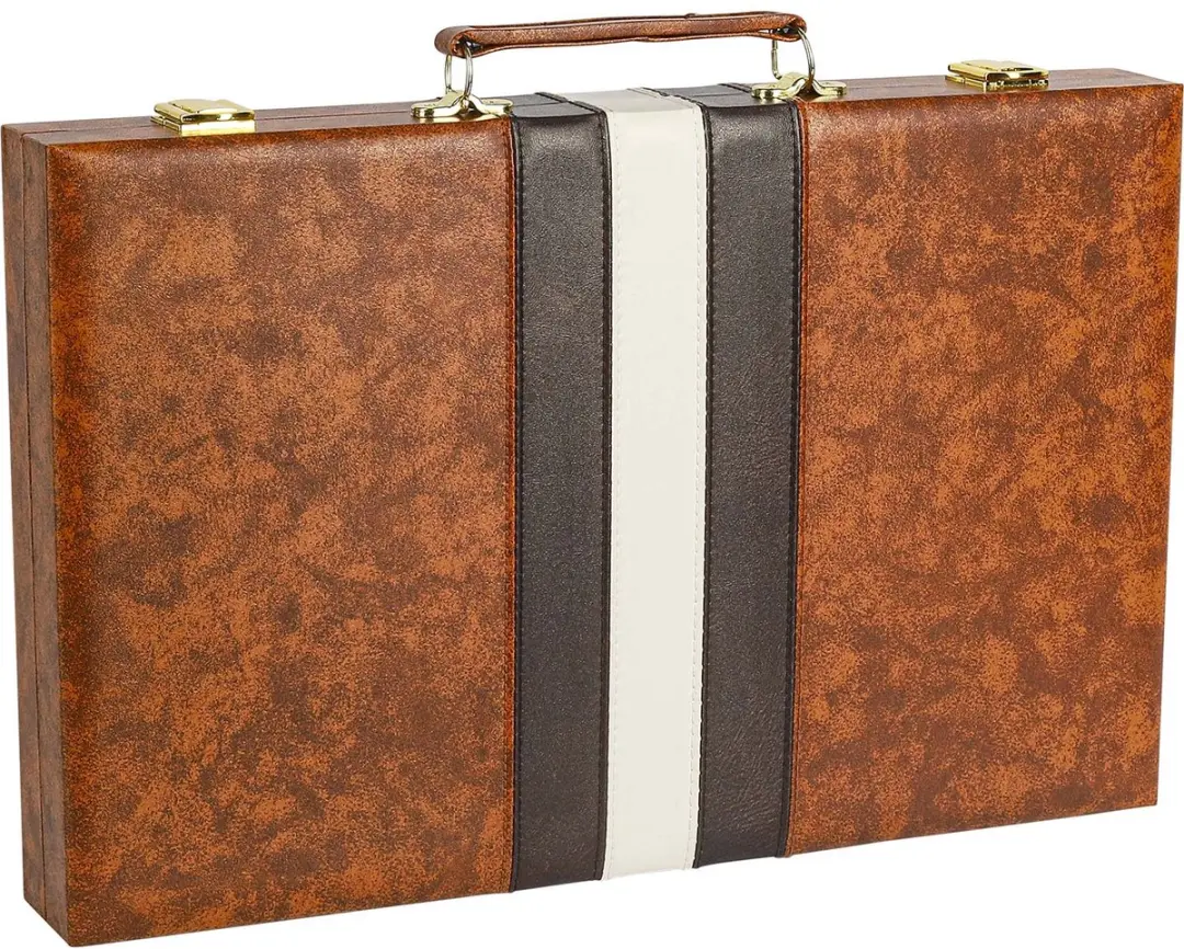 Buffalo Backgammon BK1215S - 38x24cm - Bruin