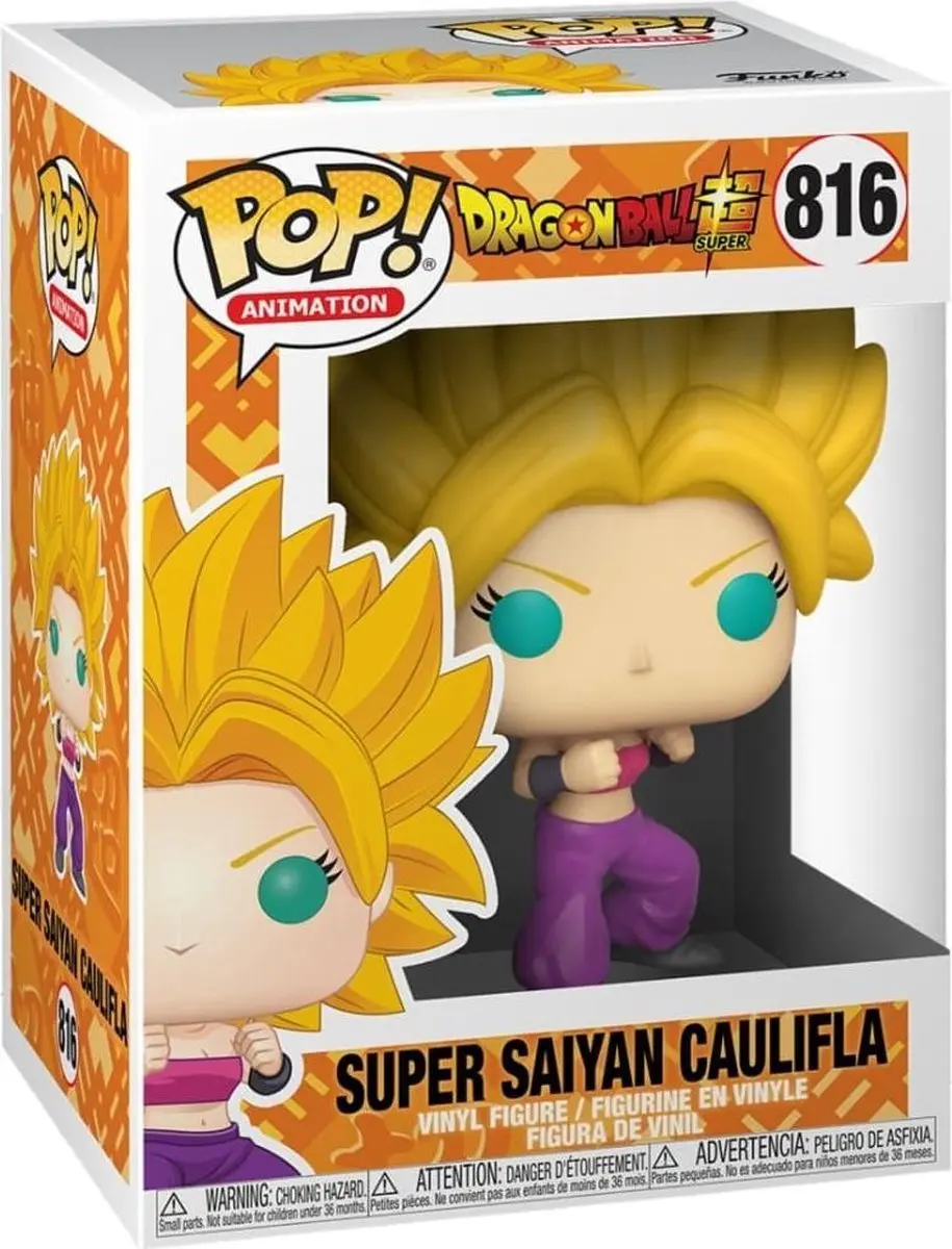 Funko Pop! Dragon Ball Z Super Saiyan Caulifla #816 - Multi