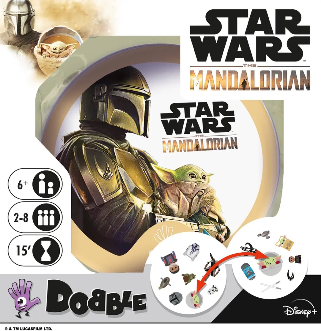 Zygomatic Dobble Star Wars The Mandalorian Kaartspel - 2-8 Spelers