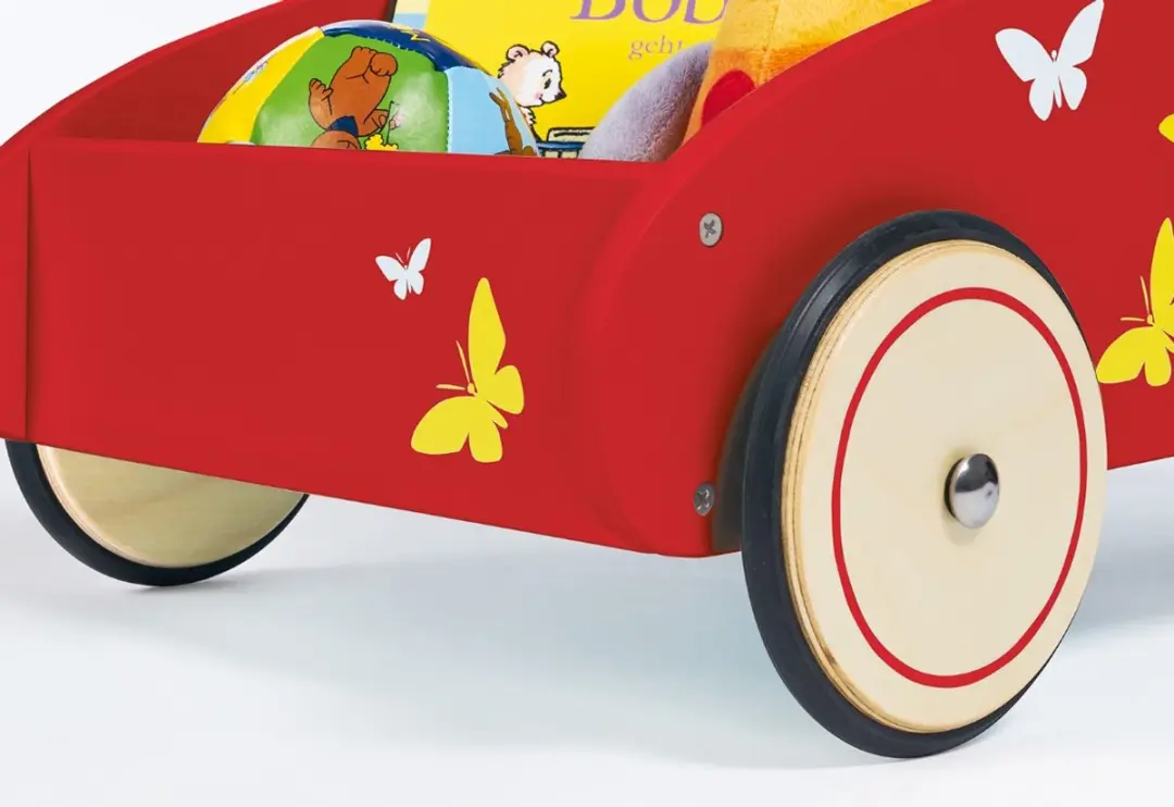 Pinolino Kimi Houten Loopwagen - Rood
