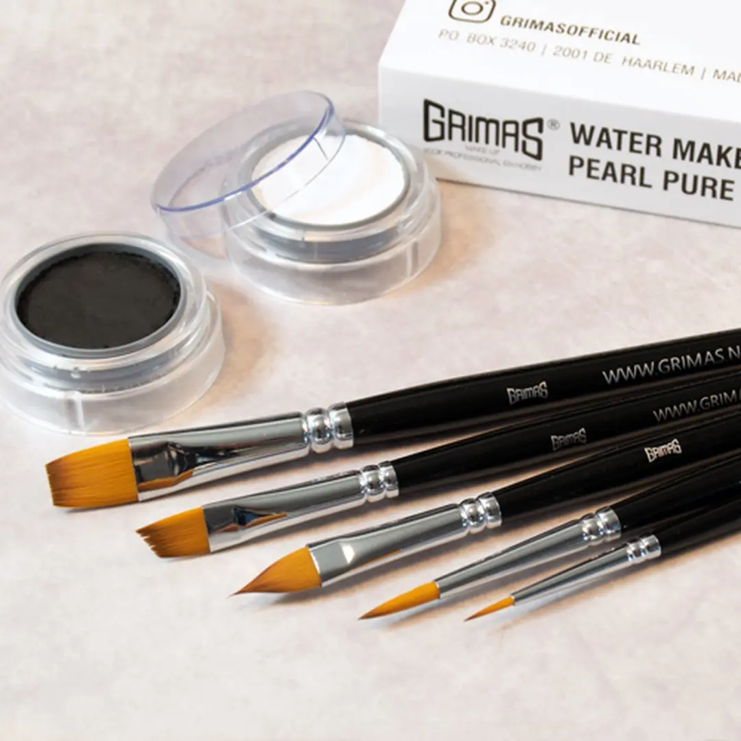 Grimas Facepaint Pensel Set - 5 Stuks