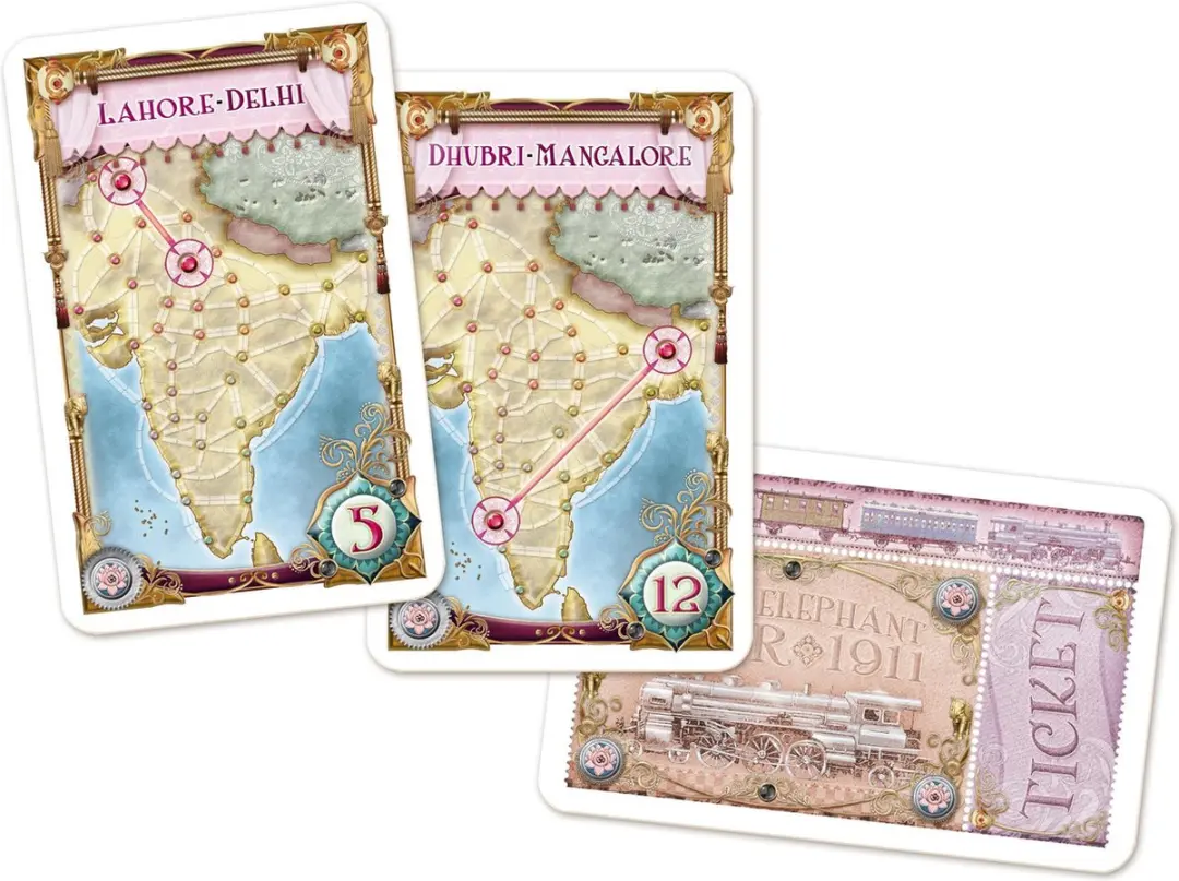 Days of Wonder Ticket to Ride India & Zwitserland Uitbreiding - Bordspel