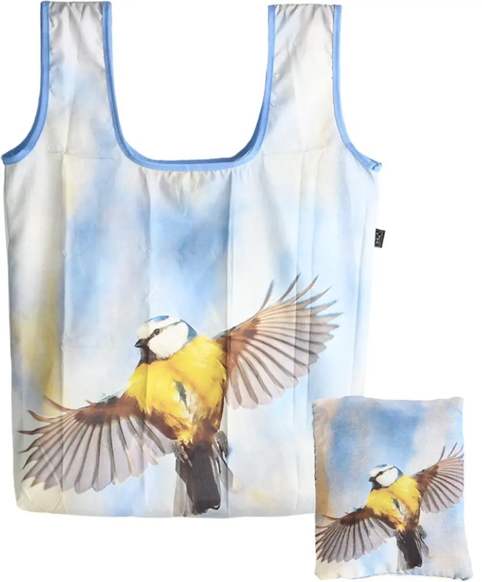 Esschert Design Opvouwbare Boodschappentas Pimpelmees
