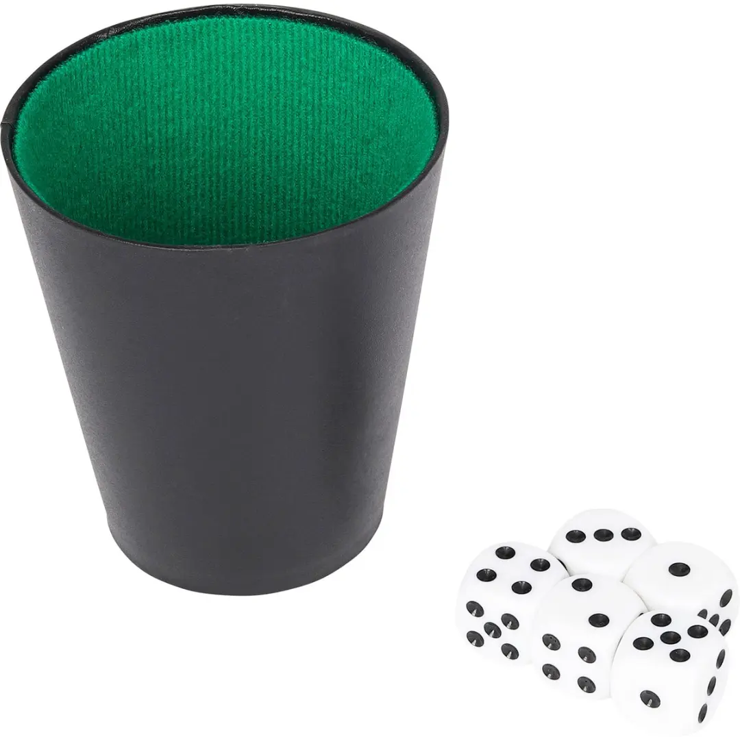 Buffalo Dobbelbeker 9cm - 5 Stuks - Zwart