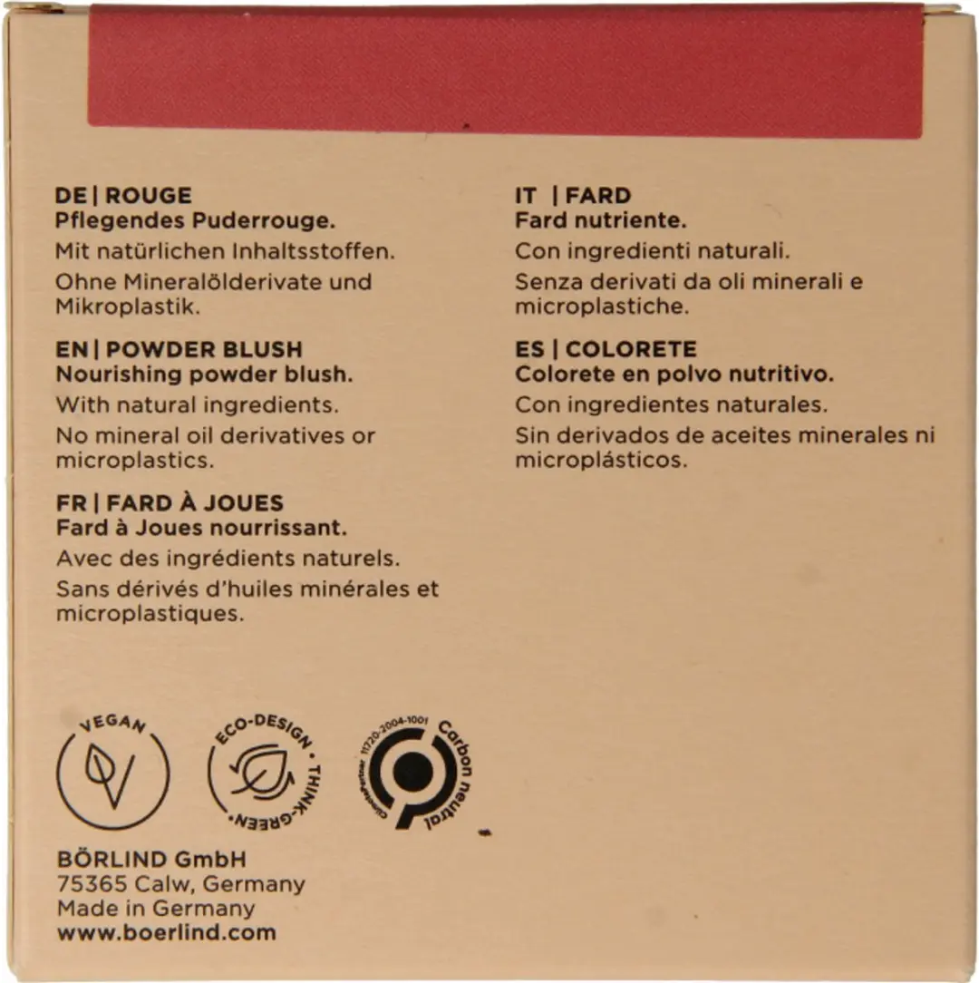 Annemarie Börlind Blush Powder Coral Glow 5g - afbeelding 6 van 6