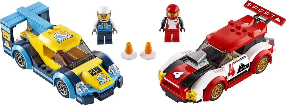 LEGO City Racewagens 60256 - 190 Stukken - 2 Minifiguren