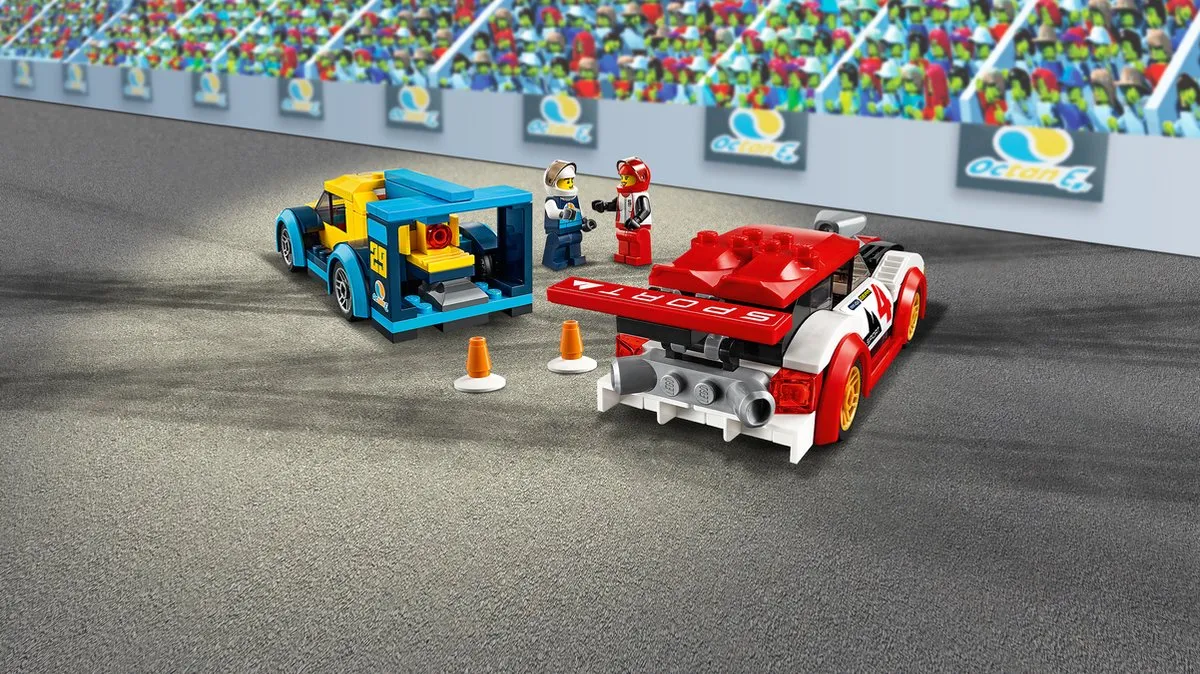 LEGO City Racewagens 60256 - 190 Stukken - 2 Minifiguren - afbeelding 6 van 6