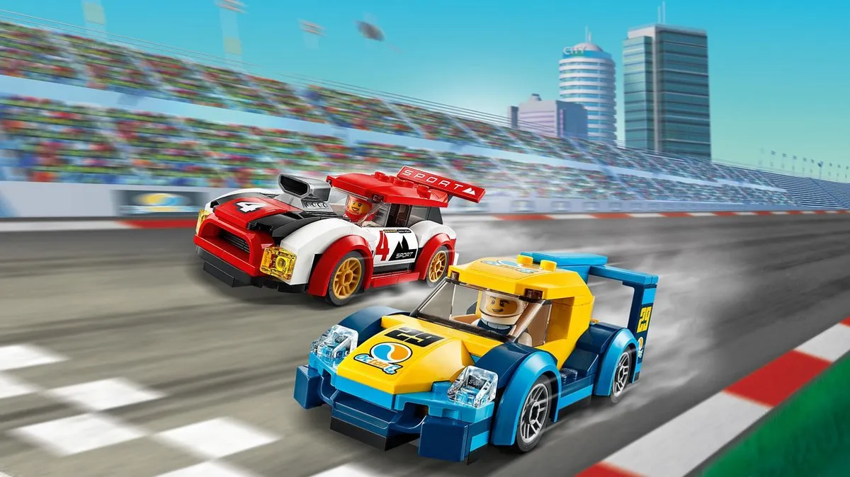 LEGO City Racewagens 60256 - 190 Stukken - 2 Minifiguren
