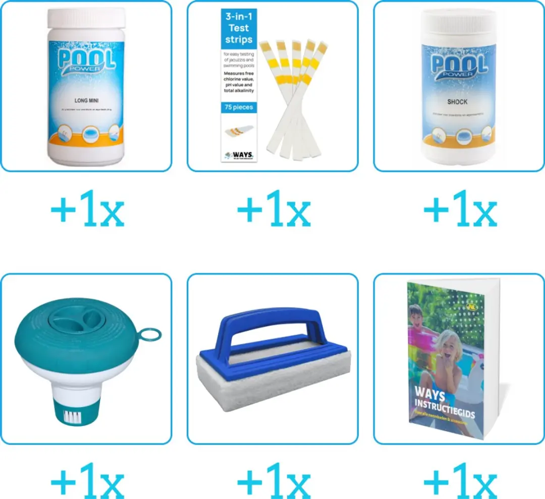 Pool Power Zwembad Onderhoudspakket 6-delig