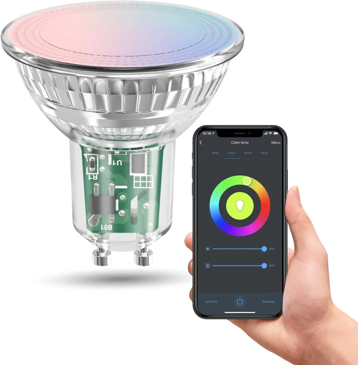 Calex Smart LED GU10 RGBW 4.9W