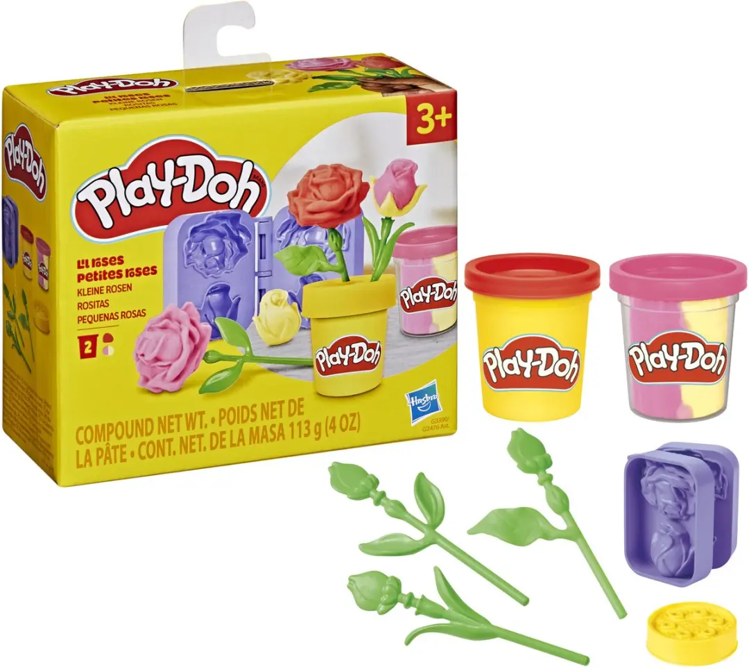 Play-Doh Rozen Speelset - 8 Stuks - Multi - afbeelding 2 van 6