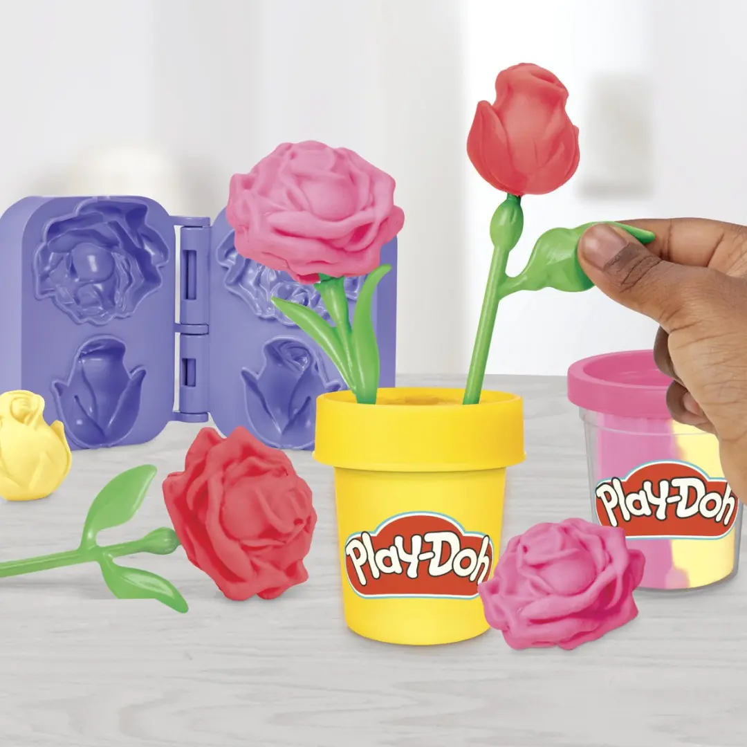 Play-Doh Rozen Speelset - 8 Stuks - Multi - afbeelding 5 van 6