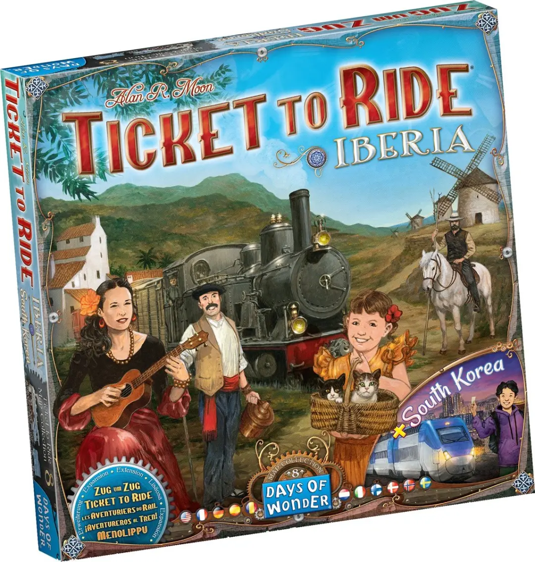Days of Wonder Ticket to Ride Iberia/South Korea Uitbreiding - Bordspel