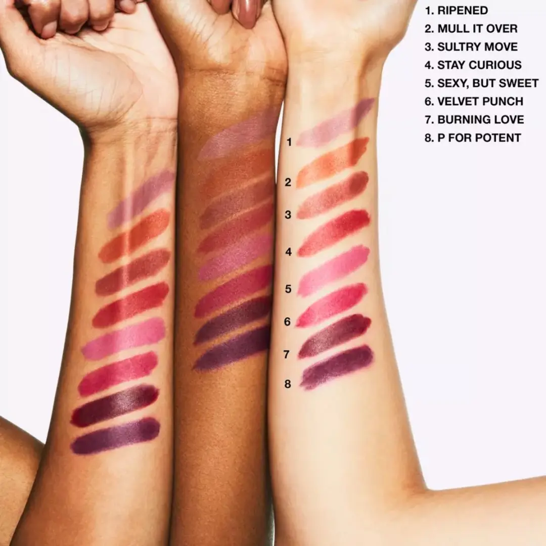 MAC Powder Kiss Velvet Punch Lipstick 3g - Zwart
