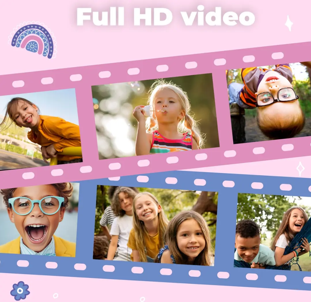 Denver KPC1370 Kindercamera Full HD - 48MP - Roze