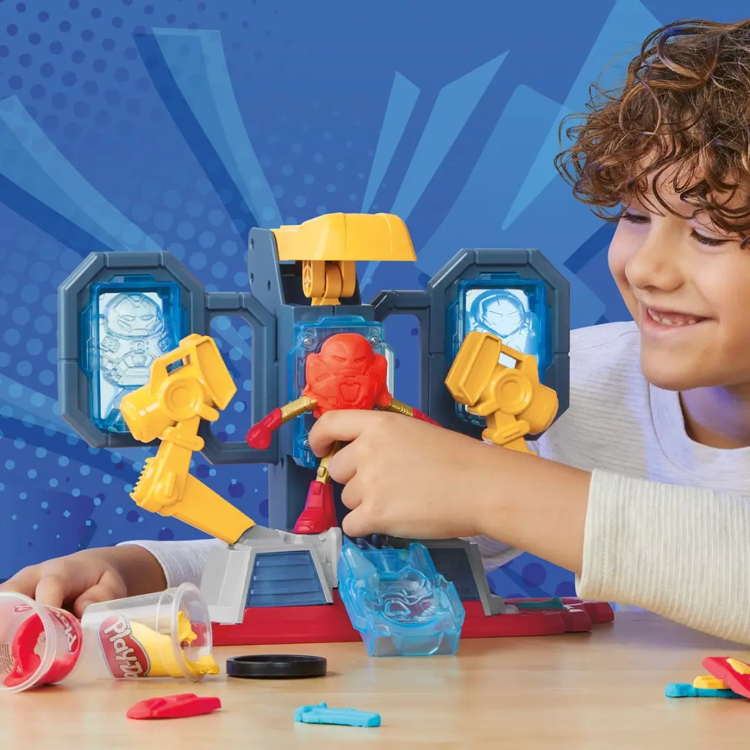 Play-Doh Marvel Heldenavonturen Speelset - 12 Stuks - Spider-Man/Black Panther/Captain America - afbeelding 6 van 6