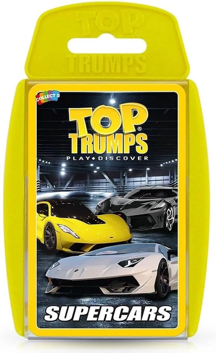 Winning Moves Top Trumps Supercars Kaartspel