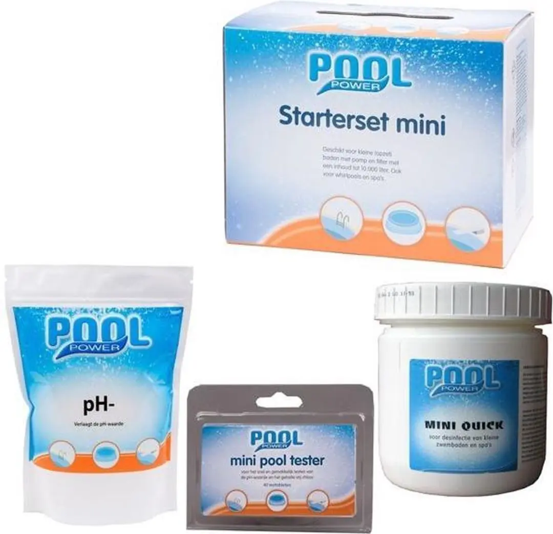 Pool Power F027400PC00000021 Zwembadreiniging Starterkit