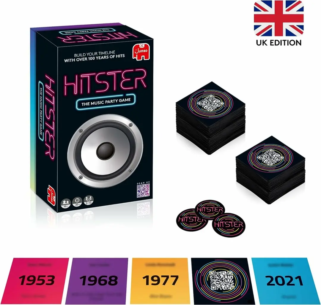 Hitster Original Engelstalig Partyspel - 10 Spelers