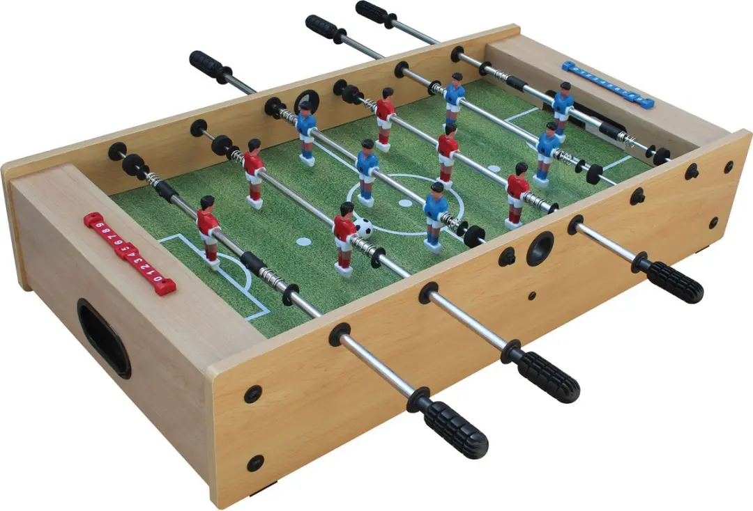Garlando Speeltafel F-Mini 2-in-1 - Airhockey & Tafelvoetbal - Hout - afbeelding 6 van 6