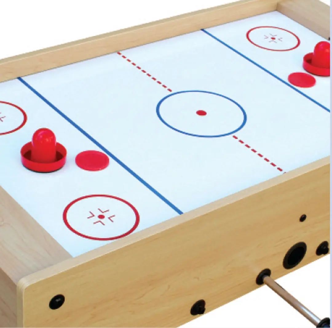 Garlando Speeltafel F-Mini 2-in-1 - Airhockey & Tafelvoetbal - Hout