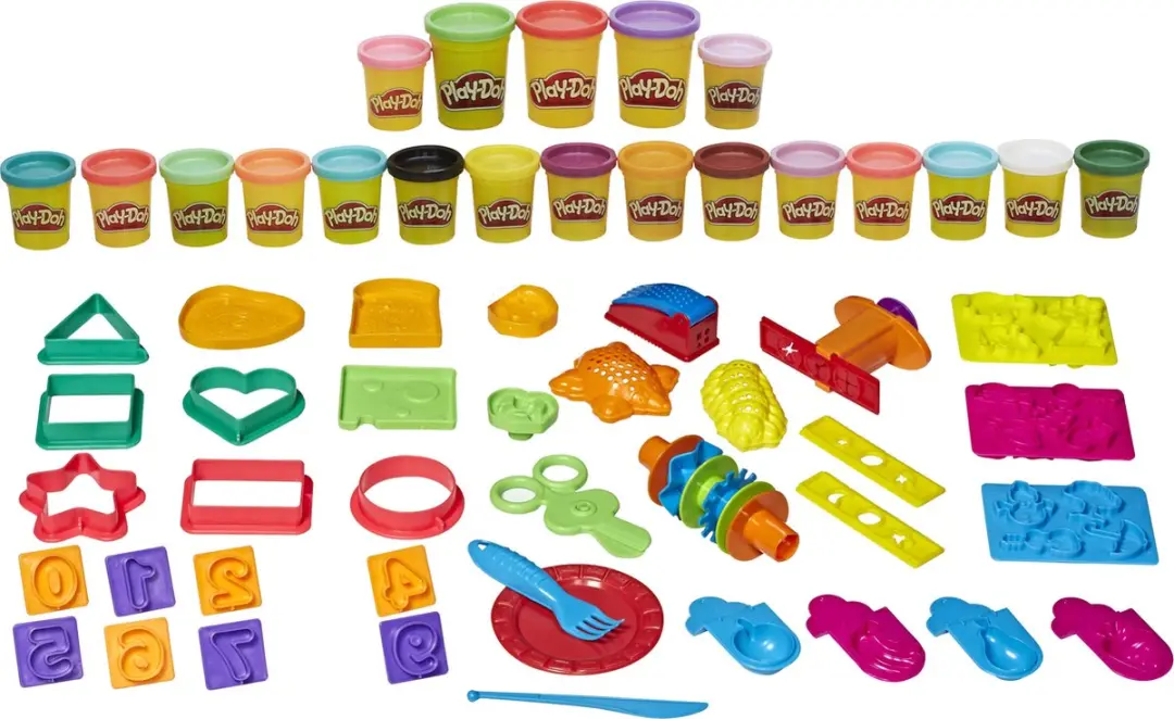 Play-Doh Create 'N Canister Startersset - 60 Stuks Multikleur