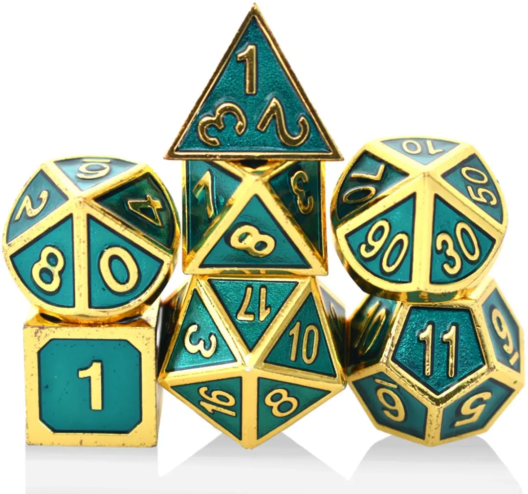 HOT Games Metaal Romeins Dobbelsteen Set