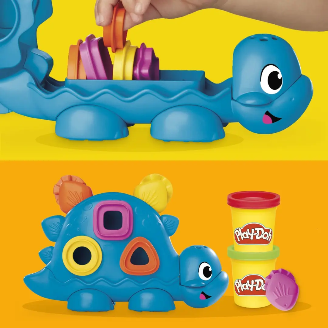 Play-Doh Dino Vormen en Kleuren Speelset - 15 Stuks - afbeelding 6 van 6