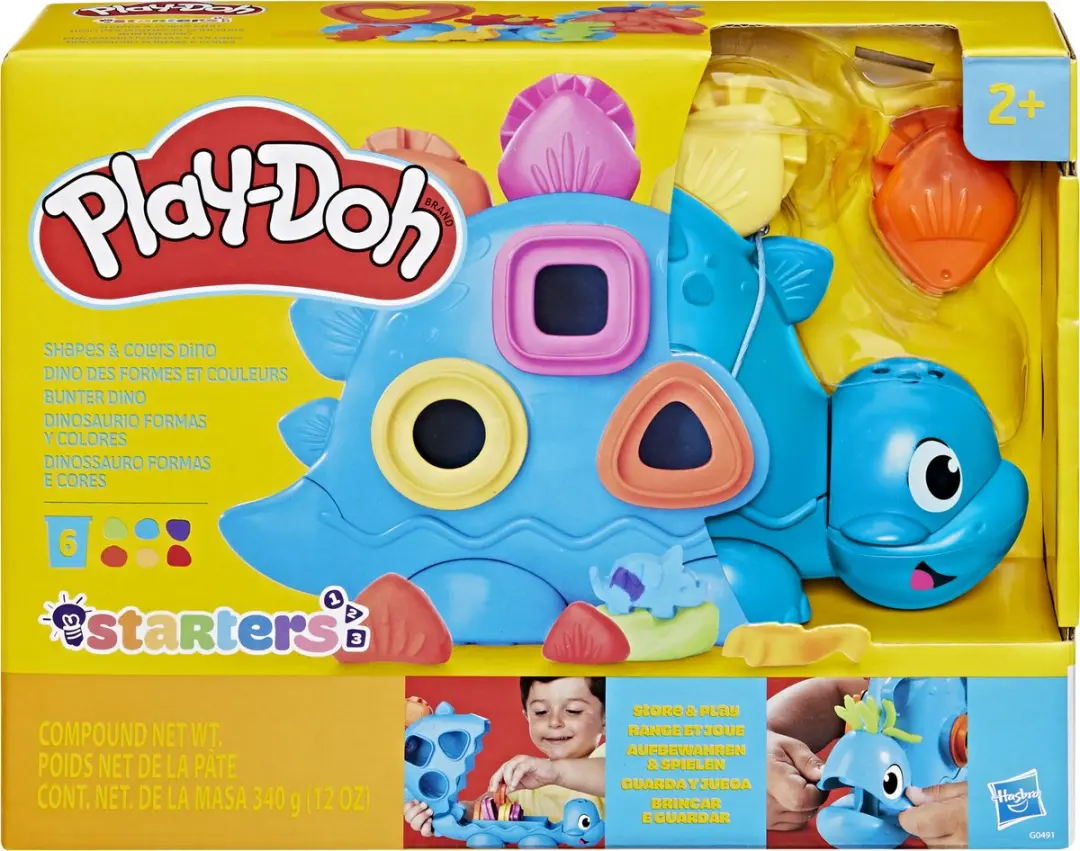 Play-Doh Dino Vormen en Kleuren Speelset