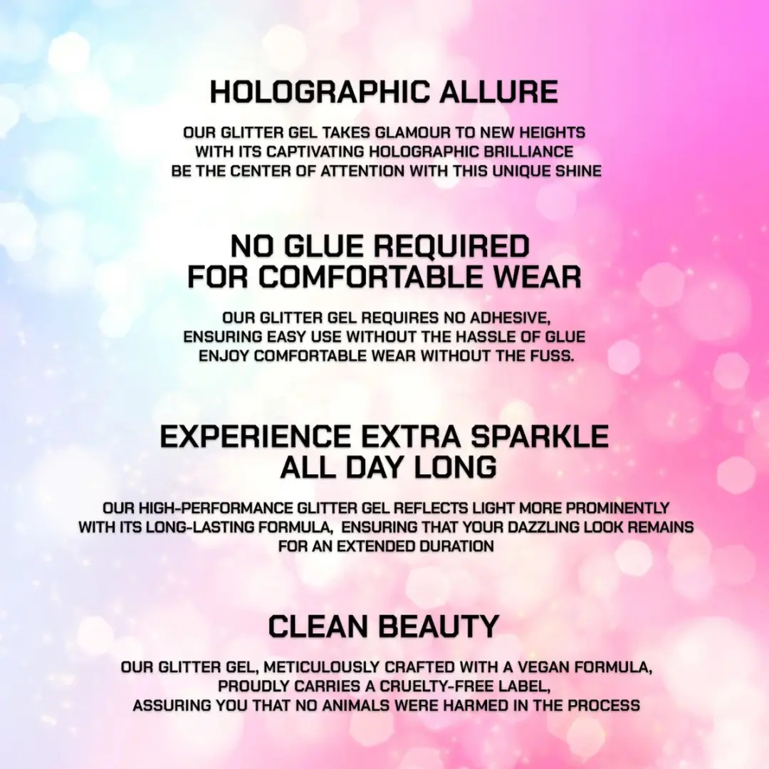 Moira Hologram Glitter Gel Pool Party 011 - 12 Kleuren
