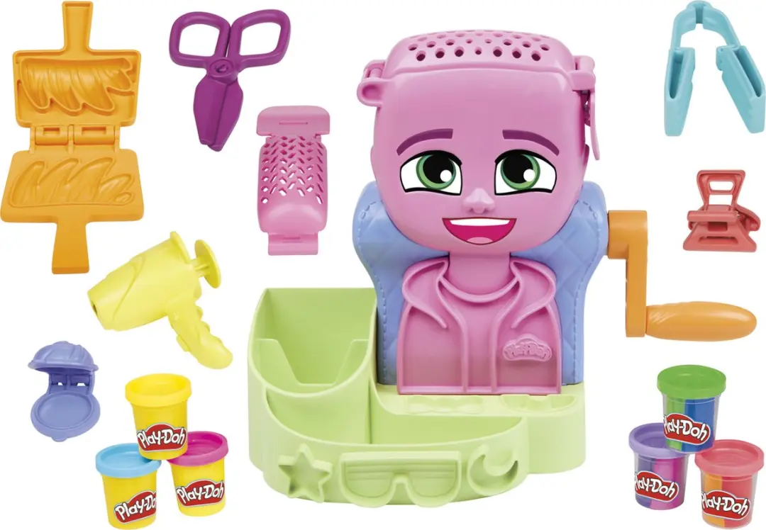 Play-Doh Haarsalon Speelset - 15 Stuks - Multikleur