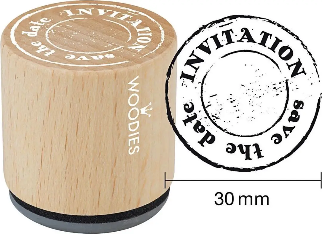 Woodies Houten Stempel Ø30mm