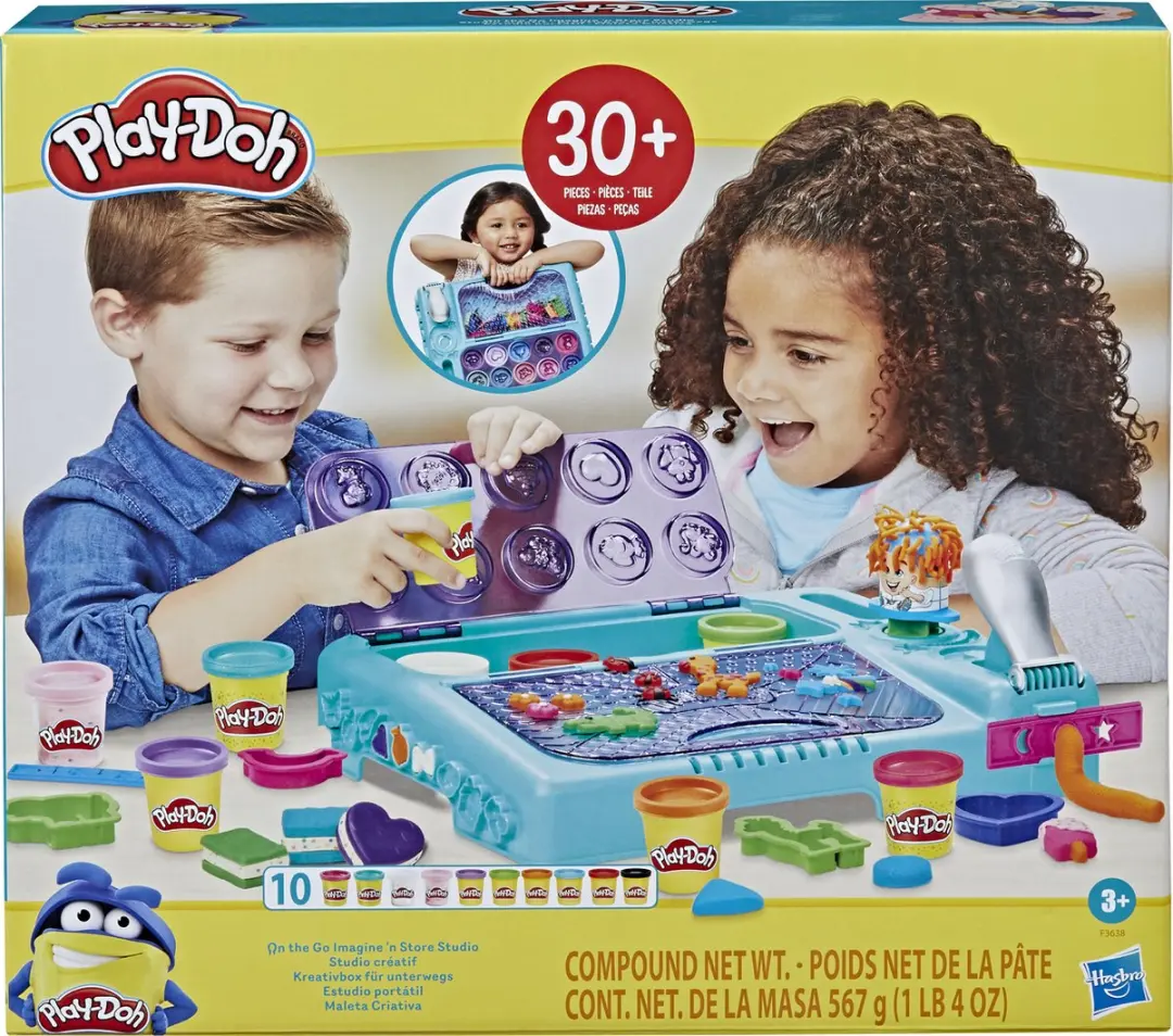 Play-Doh Creatieve Studio Multicolor - 30 Tools + 10 Potten - afbeelding 6 van 6