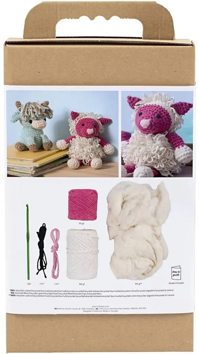 Creativ Company Haakpakket Amigurumi Schaap - Meerkleurig