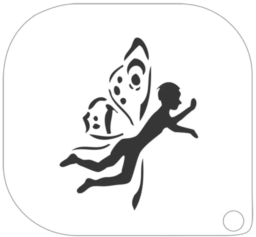 Grimas Schminkenstencil Elf