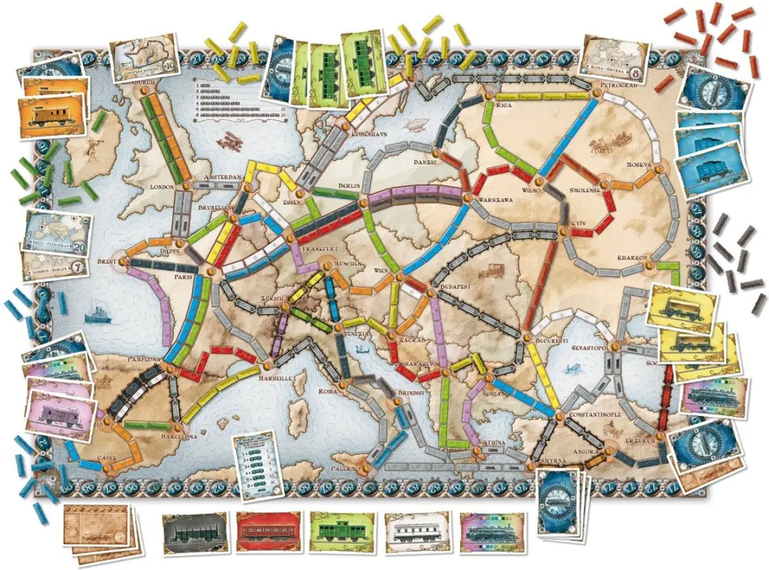 Days of Wonder Ticket to Ride Europe Franstalig Bordspel - 2-5 Spelers