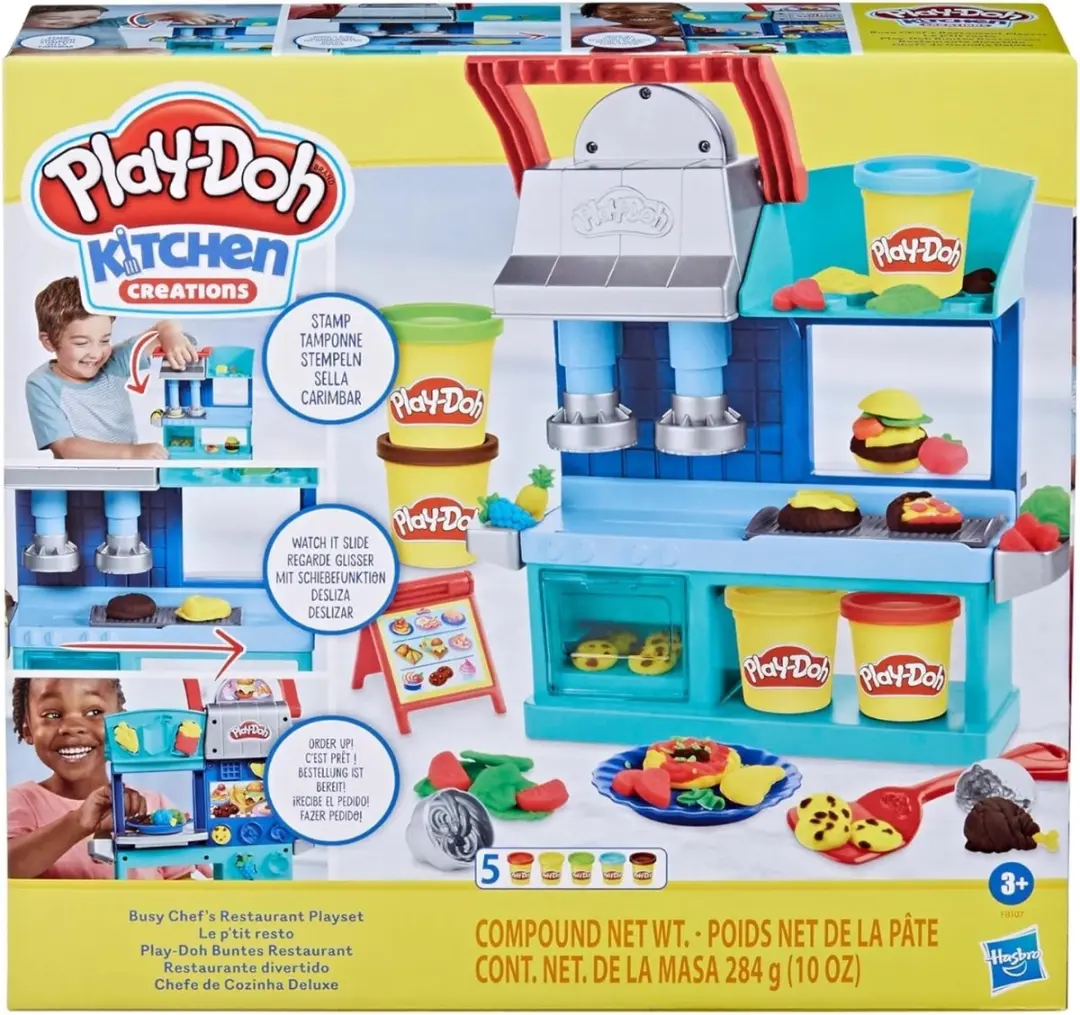 Play-Doh Kitchen Creations Speelset Restaurant - 5 Kleuren
