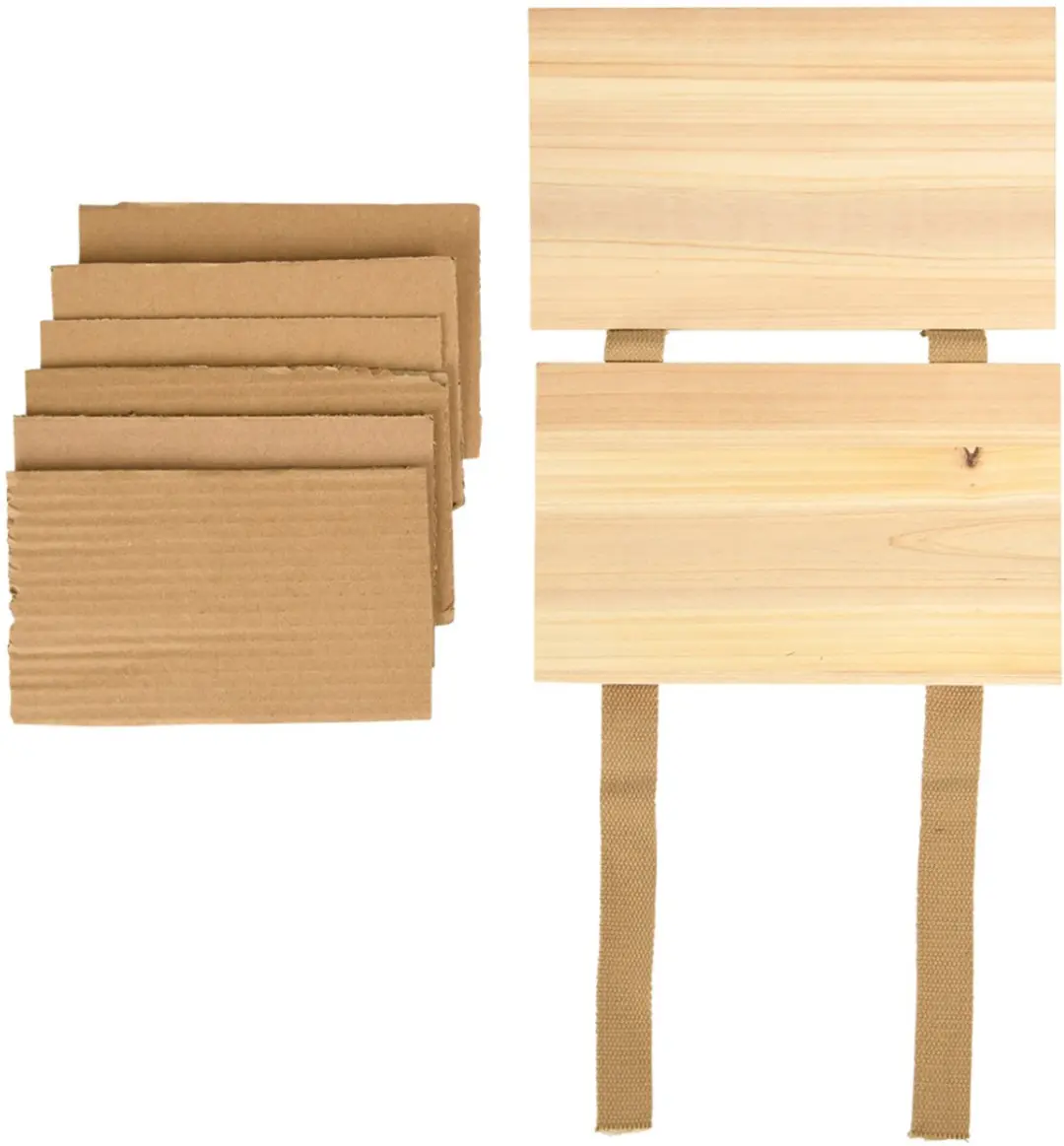 Esschert Design Bloemenpers Hout 23x14cm - Bruin