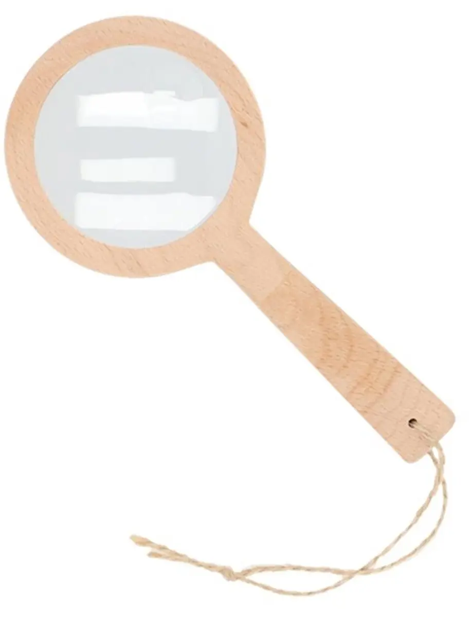 Esschert Design Houten Vergrootglas - Bruin