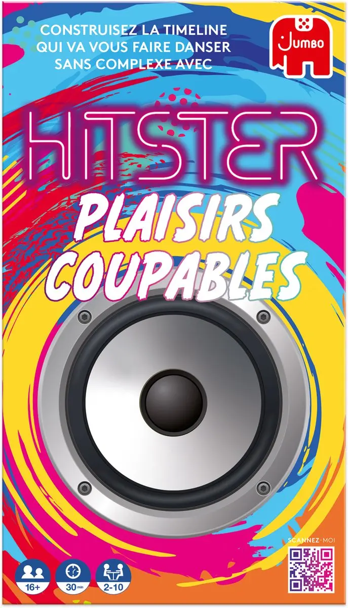 Hitster Guilty Pleasures FR Partyspel - 350+ Muziekkaarten