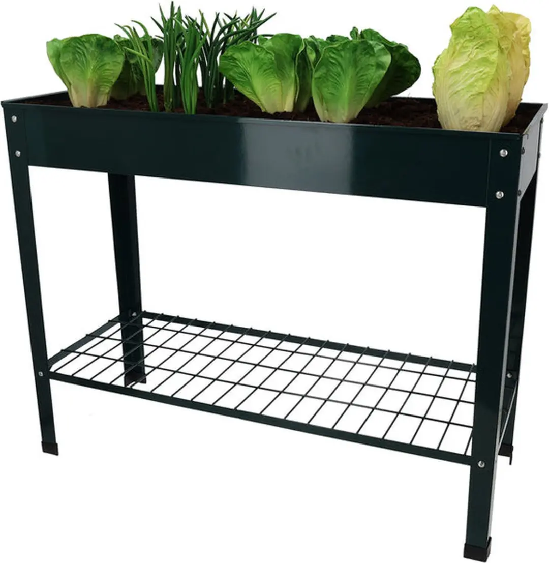 Esschert Design Verhoogde Kweekbak L - Antraciet