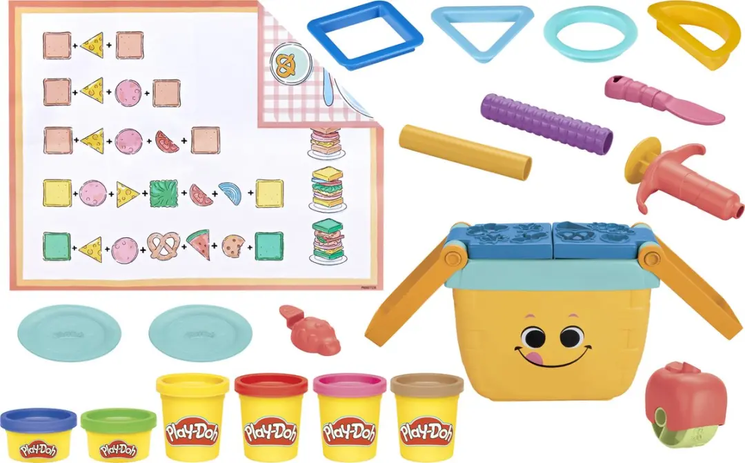 Play-Doh Picknick Creaties Startersset - 6 Kleistukken Multikleur