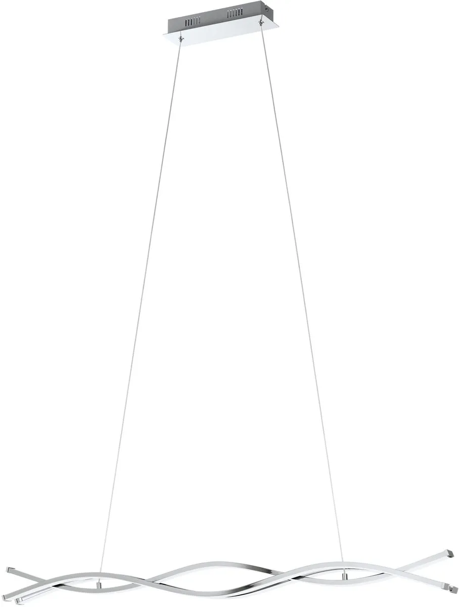 Eglo Lasana 2 Hanglamp - 3 Lichtpunten - Chroom
