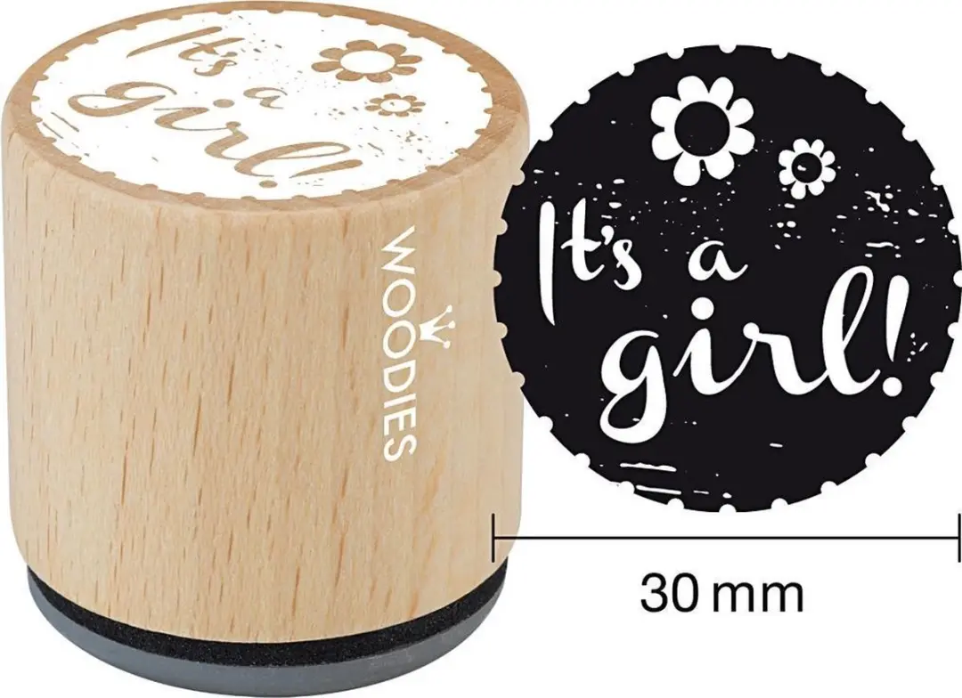 Woodie's Stempel It's a Girl