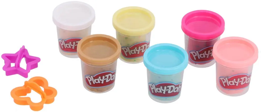 Play-Doh Confetti 6-Pack - 6 Potjes