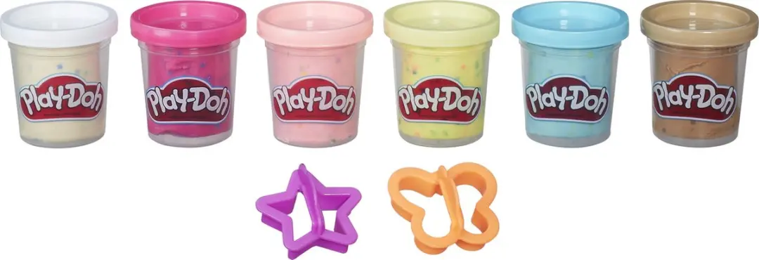 Play-Doh Confetti 6-Pack - 6 Potjes