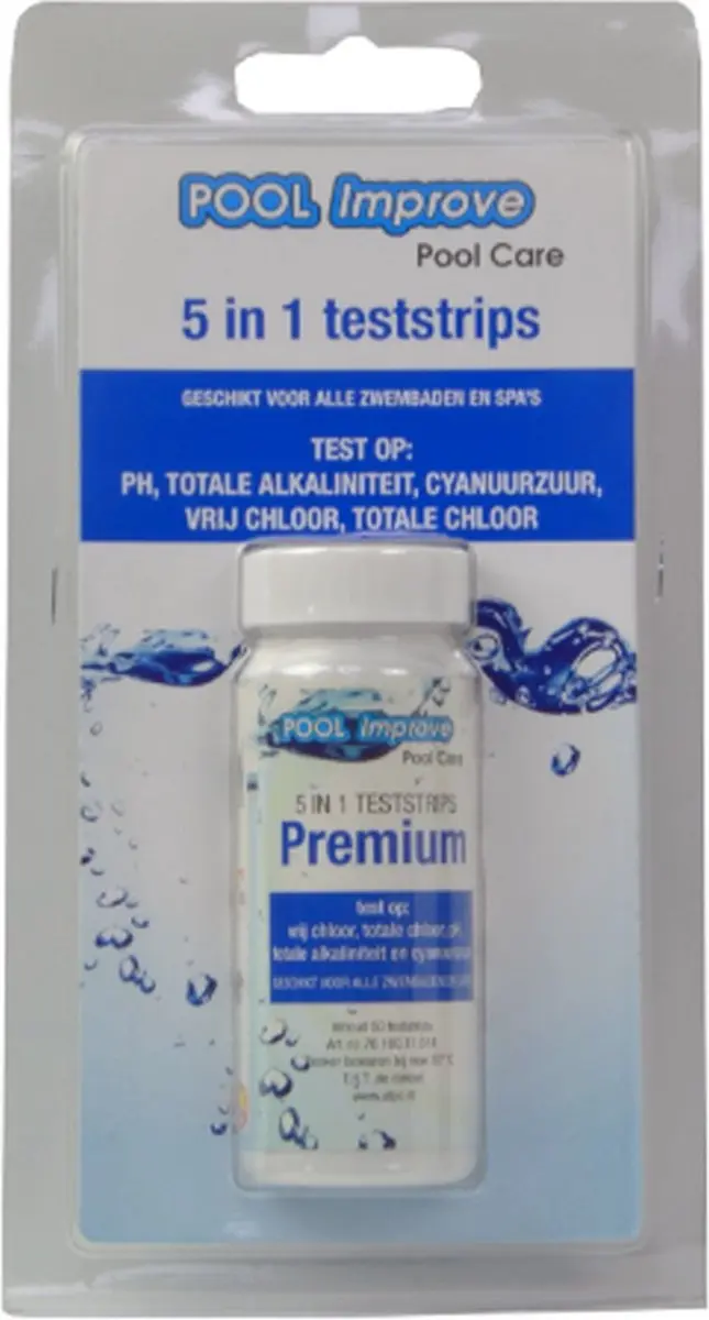 Pool Improve Teststrips 5-in-1 TSB150PI-KL