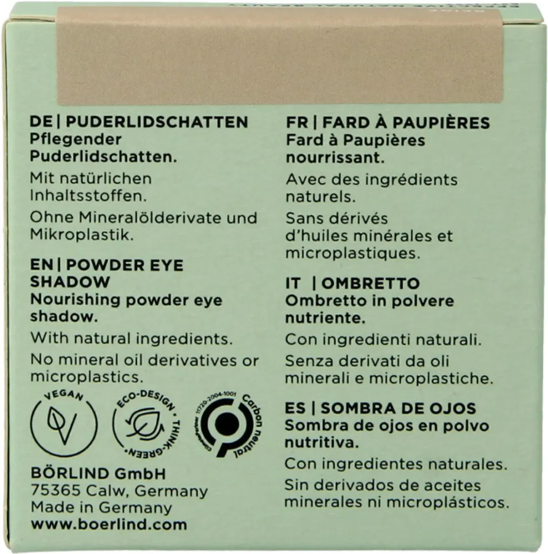 Annemarie Börlind Eyeshadow Poeder Beige 2g