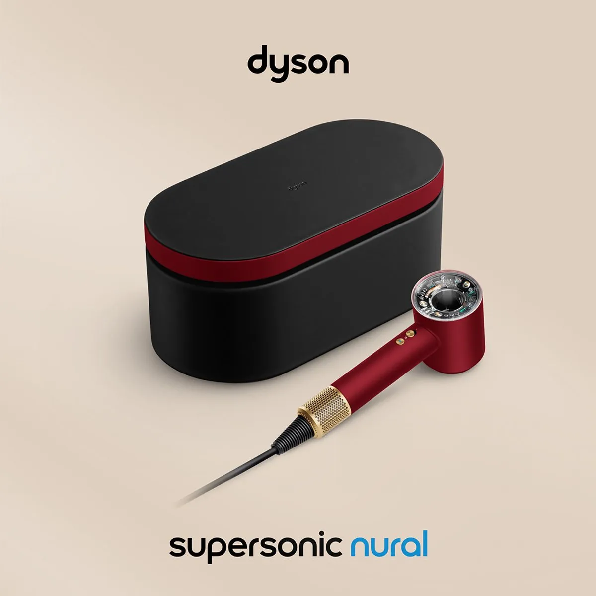 Dyson Supersonic Nural Curly+Coily Föhn - Goud/Rood - afbeelding 6 van 6