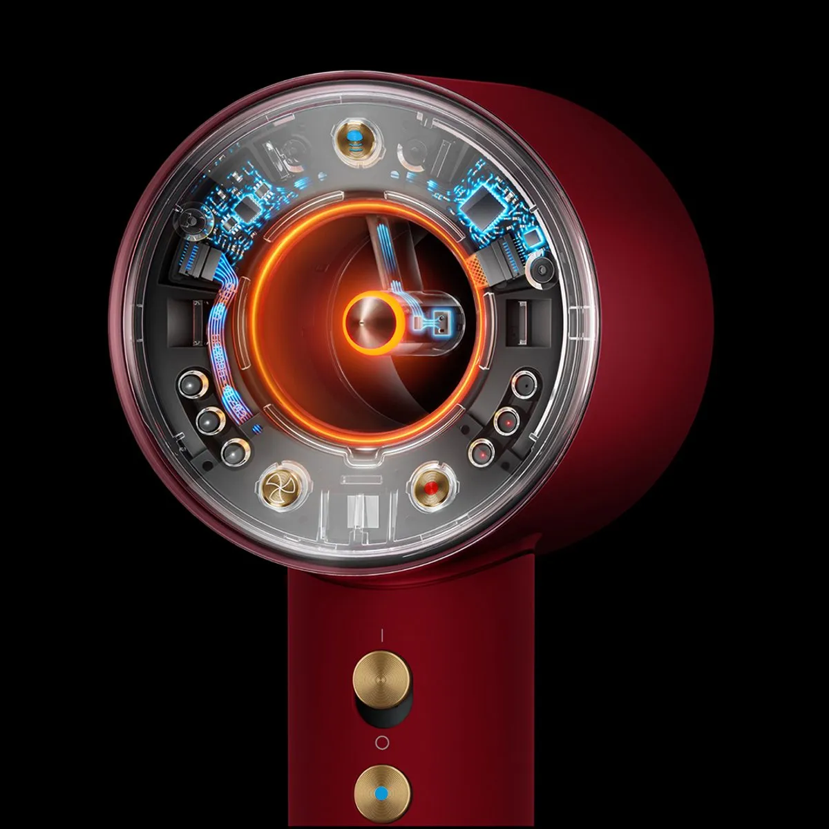 Dyson Supersonic Nural Curly+Coily Föhn - Goud/Rood